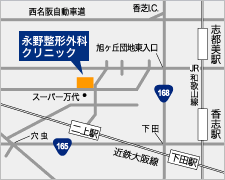 永野整形外科クリニック マップ画像